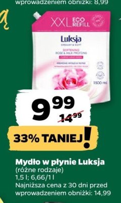 Mydło w płynie różne rodzaje promocja w Netto