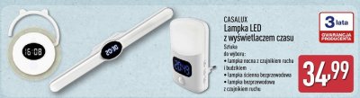 Lampka LED z wyświetlaczem czasu CASALUX promocja w Aldi