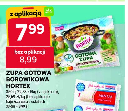 Zupa borowikowa z makaronem Hortex gotowa zupa promocja