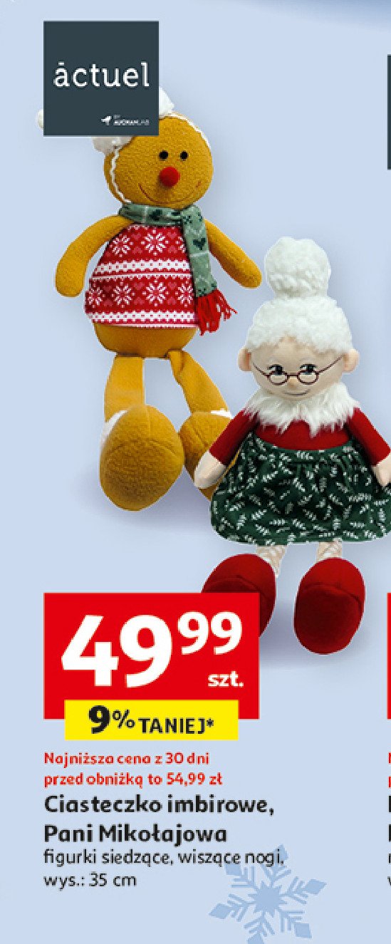 Figurka pani mikołajowa Actuel promocja