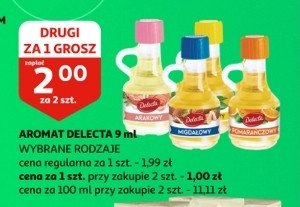 Aromat waniliowy Delecta promocja