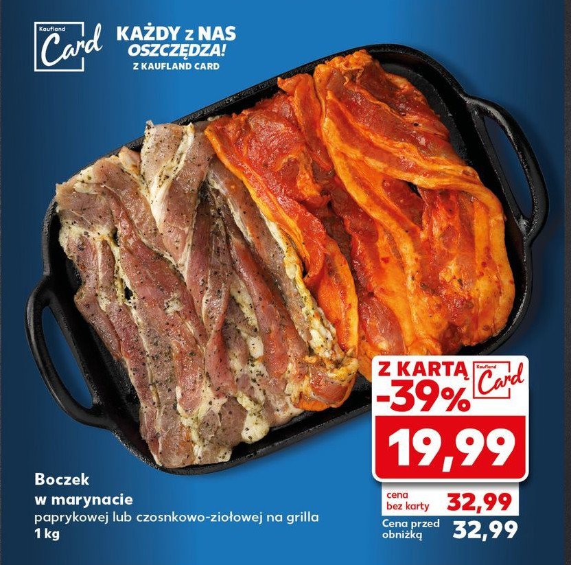 Boczek w marynacie paprykowej promocja