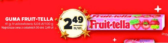 Cukierki do żucia truskawka Fruittella classic promocja