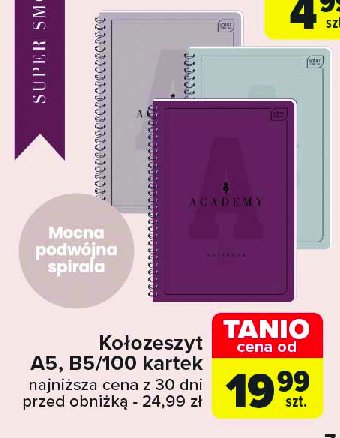 Kołozeszyt b5/100 k kratka Interdruk promocja