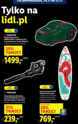 Robot koszący smart PARKSIDE PAMRS 1000 A1 z aplikacją, 20 V (z akumulatorem i stacją ładującą) promocja w Lidl