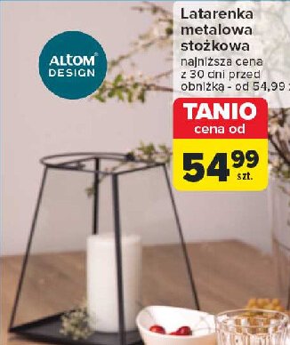 Latarnia ozdobna metalowa Altom design promocja