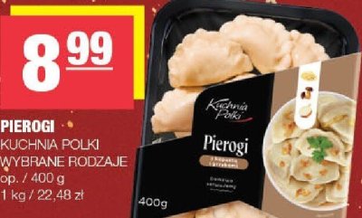 Pierogi Kuchnia Polki wybrane rodzaje KUCHNIA POLKI promocja w SPAR