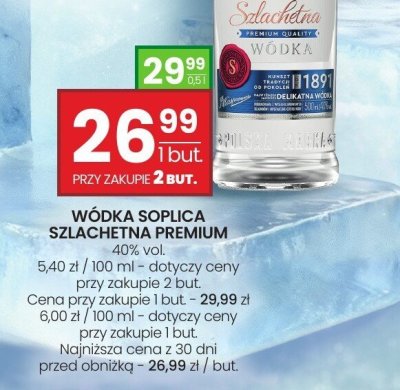 Wódka Soplica Szlachetna Premium 40% vol. 0,5l promocja w Twój Market