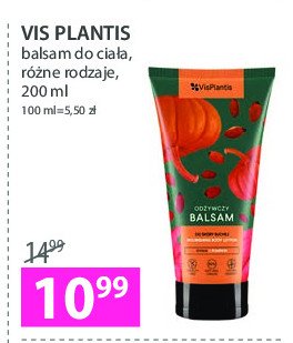 Balsam do ciała odżywczy z dynią Vis plantis promocja