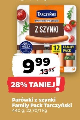 Parówki z szynki Family Pack  promocja w Netto
