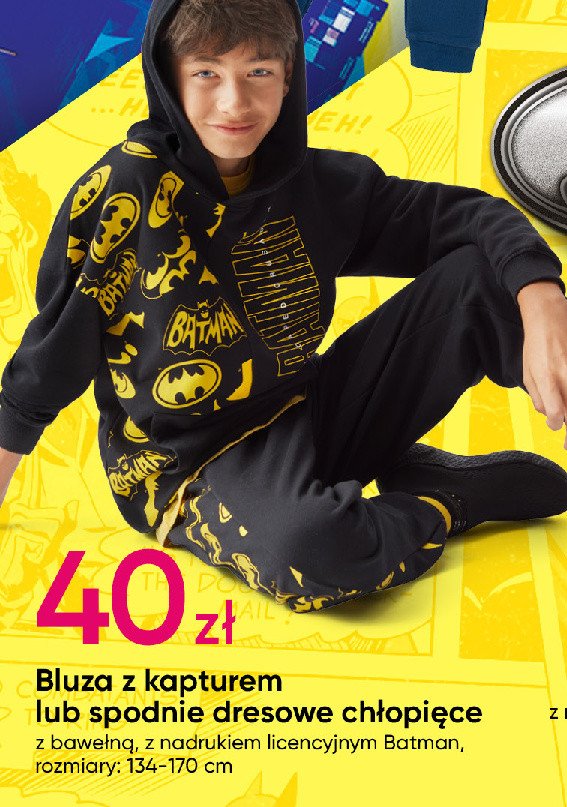 Bluza chłopięca batman 134-170 cm promocja w Pepco