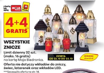 Znicz promocja w Biedronka