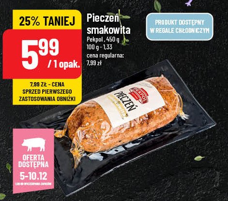 Pieczeń smakowita Pekpol promocja