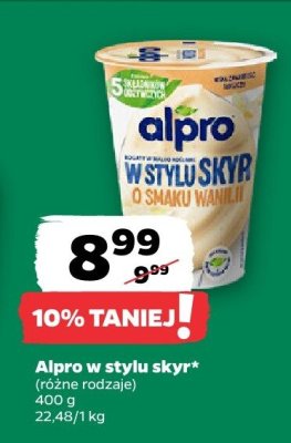 Jogurt wegański Alpro w stylu skyr (różne rodzaje) promocja w Netto