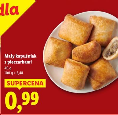 Mały kapuśniak z pieczarkami promocja w Lidl