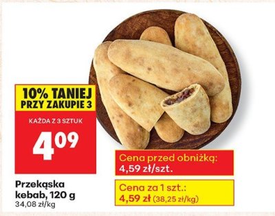 Przekąska kebab, 120 g promocja w Biedronka