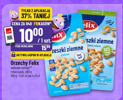 Orzechy Felix ziemne intersnack promocja w POLOmarket