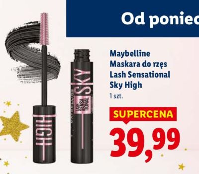 Maskara do rzęs Maybelline Lash Sensational Sky High promocja w Lidl