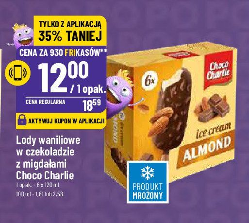 Lód almond Choco charlie promocja