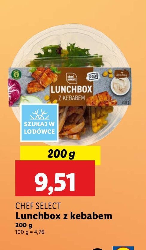 Lunchbox kebab Chef select promocja