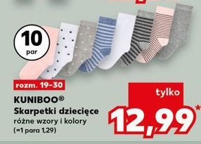 Skarpetki niemowlęce 19-30 Kuniboo promocja w Kaufland