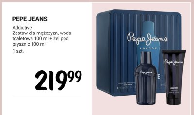 Zestaw Addictive dla mężczyzn - woda toaletowa + żel pod prysznic  promocja w Rossmann