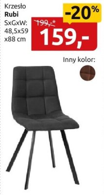 Krzesło Rubi Black Red White promocja