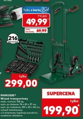 Wózek transportowy maks. 150 kg Parkside promocja