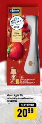 Odświeżacz powietrza Glade Warm Apple Pie automatyczny promocja w POLOmarket