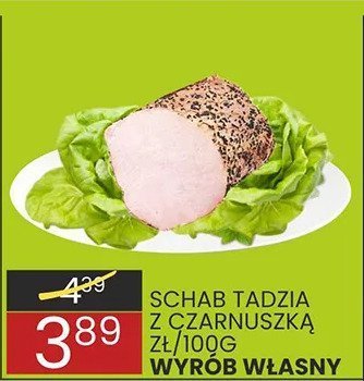 Schab tadzia z czarnuszką Wyrób własny promocja w Wafelek