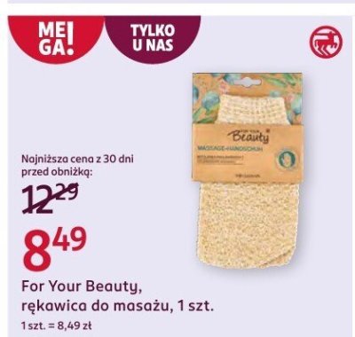 Rękawica do masażu  promocja w Rossmann