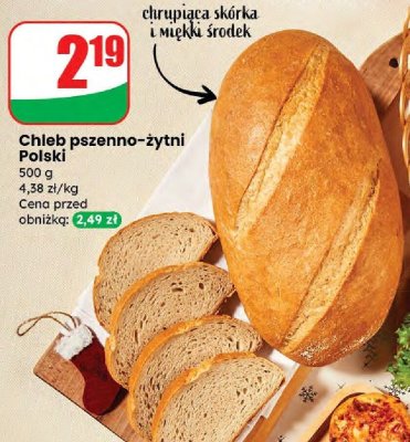 Chleb pszenno-żytni polski promocja w Dino