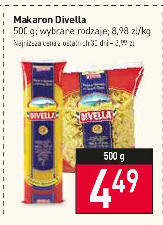 Makaron kolanka Divella promocja