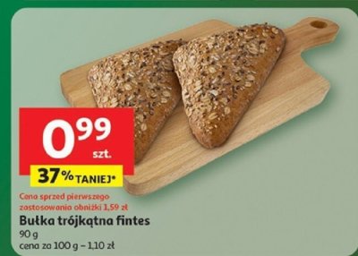 Bułka trójkątna fintes Auchan promocja w Auchan