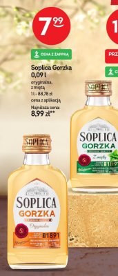 Wódka Soplica Gorzka 0,09l oryginalna, z miętą promocja w Żabka