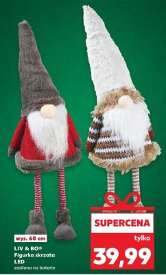 Figura skrzata LED zasilana na baterie promocja w Kaufland