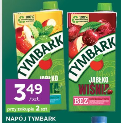 Napój 1 l różne rodzaje Tymbark promocja w Stokrotka