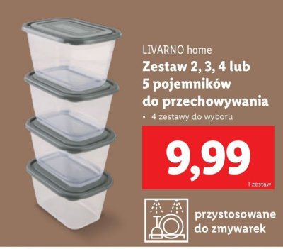 Pojemniki do przechowywania LIVARNO HOME promocja