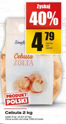 Cebula 2 kg promocja w Supeco