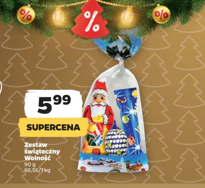 Zestaw świąteczny Wolność promocja w Netto