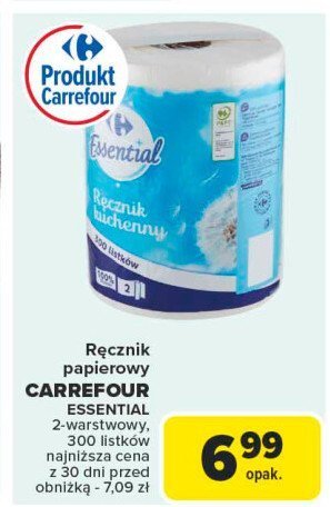 Recznik kuchenny Carrefour essential promocja w Carrefour