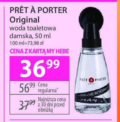 Woda toaletowa Pret-a-porter classic promocja