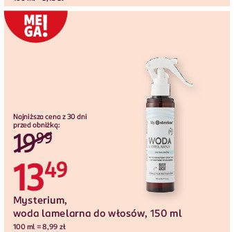 Woda lamelarna Mysterium promocja w Rossmann