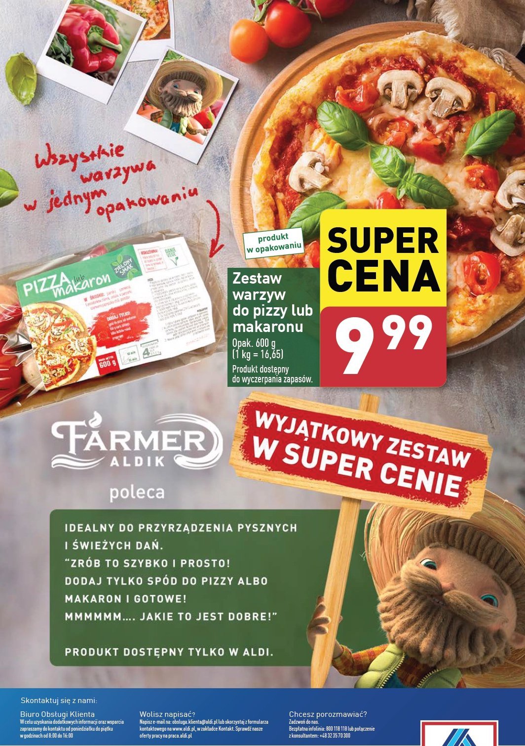 Zestaw warzyw do pizzy Zielony smak promocja