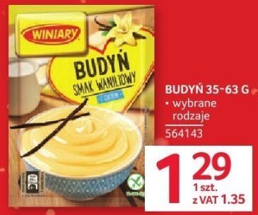 Budyń waniliowy Winiary 35-63 g promocja w Selgros