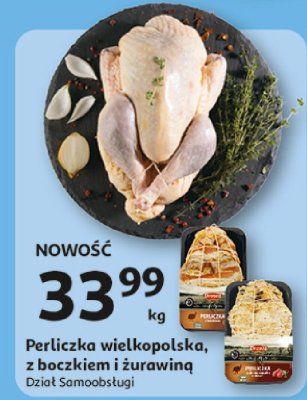 Perliczka wielkopolska, z boczkiem i żurawiną promocja w Auchan