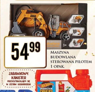 Maszyna budowlana sterowana pilotem promocja w Dino