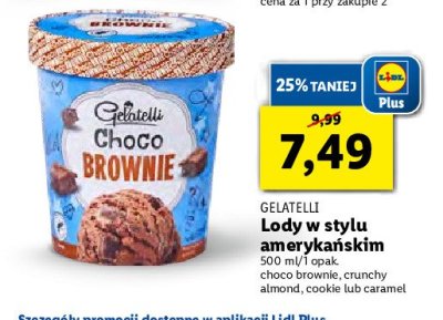 Lody cheeky caramel Gelatelli promocja