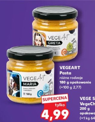 Pasta greta Vegeart promocja