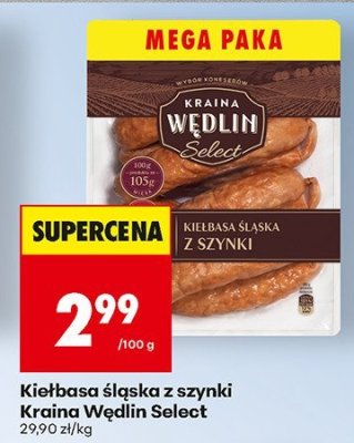 Kiełbasa śląska z szynki  promocja w Biedronka